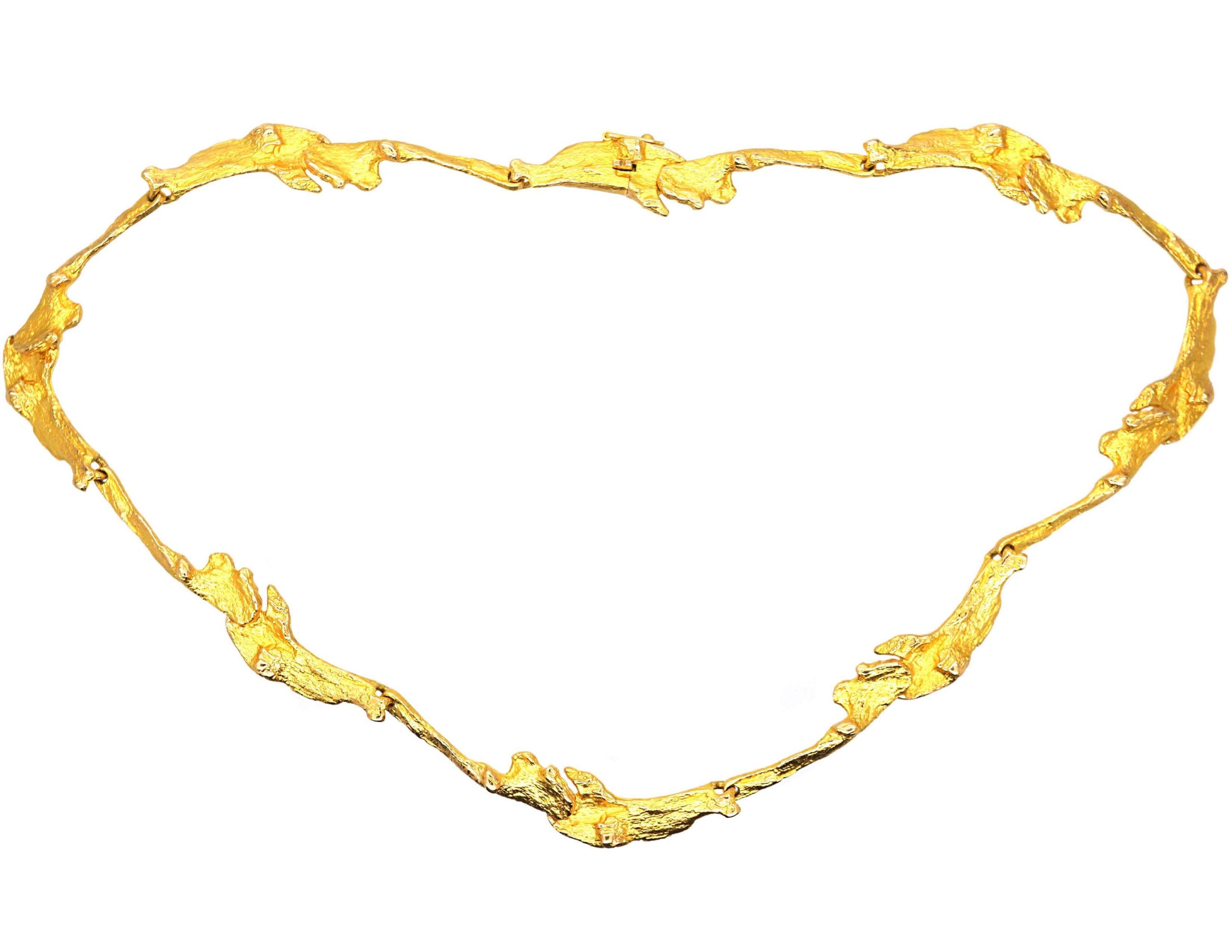 14ct Gold Collar by Björn Weckström for Lapponia (331Z) | The