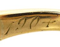 Victorian 18ct Gold Triple Cluster Ring set with Sapphires & Diamonds