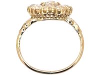 Victorian 15ct Gold Rose Diamond Cluster Ring