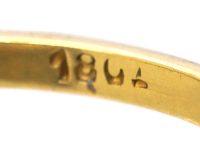 Early 20th Century 18ct Gold, Old Mine Cut Diamond Oval Cluster Ring