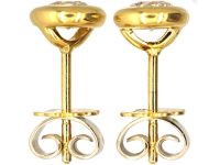 18ct Gold Diamond Stud Earrings