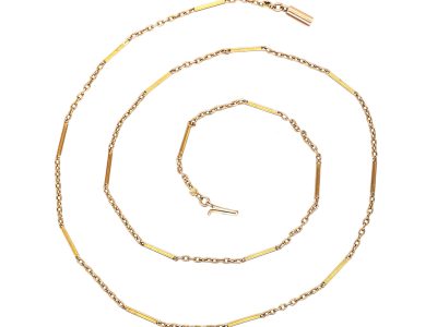 Edwardian 9ct Gold Ornate Chain