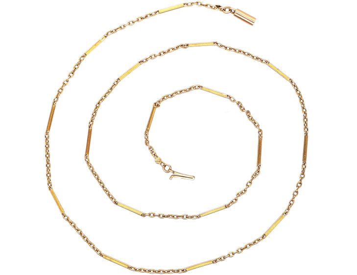 Edwardian 9ct Gold Ornate Chain