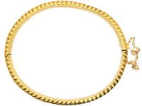 Victorian 15ct Gold Illusion Bangle