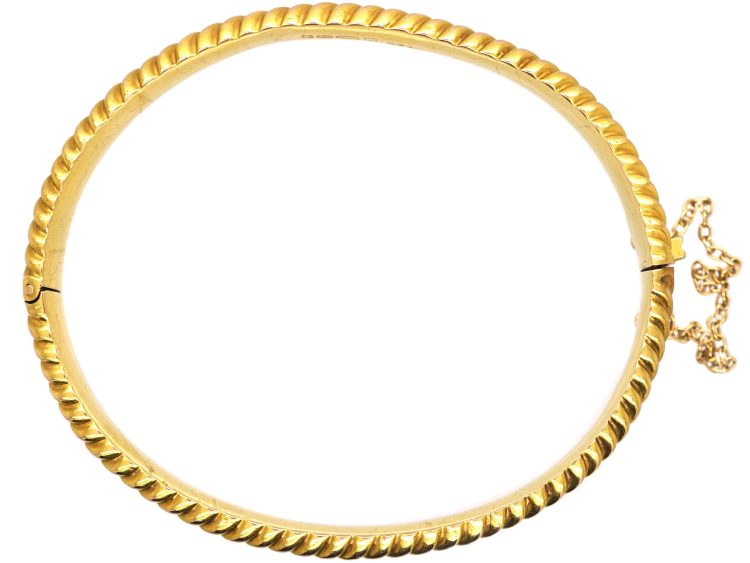 Victorian 15ct Gold Illusion Bangle