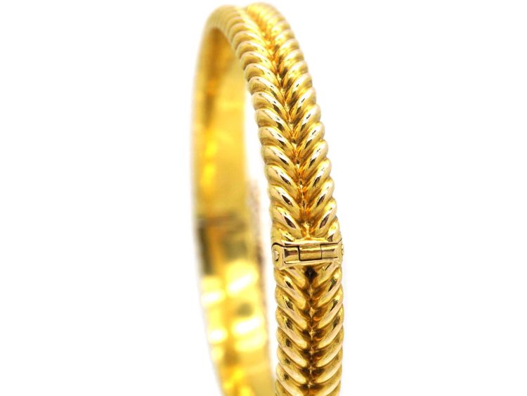 Victorian 15ct Gold Illusion Bangle