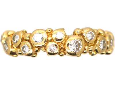 18ct Gold & Diamond Eternity Ring by Gilbert Albert