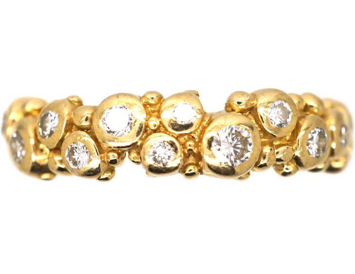 18ct Gold & Diamond Eternity Ring by Gilbert Albert