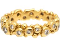 18ct Gold & Diamond Eternity Ring by Gilbert Albert