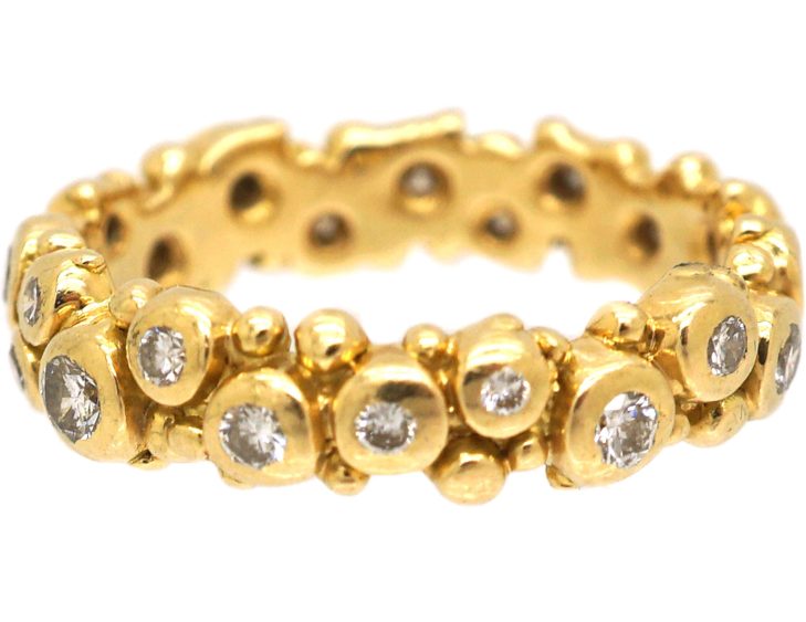18ct Gold & Diamond Eternity Ring by Gilbert Albert