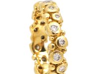 18ct Gold & Diamond Eternity Ring by Gilbert Albert