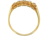 Victorian 18ct Gold Five Stone Diamond Ring