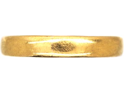 22ct Gold Wedding Ring Assayed in 1929