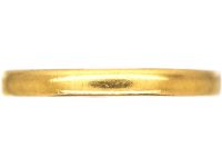 Early 20th Century 22ct Gold Wedding Ring engraved inside Fidelity
