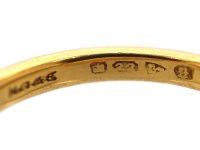Early 20th Century 22ct Gold Wedding Ring engraved inside Fidelity