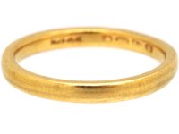 Early 20th Century 22ct Gold Wedding Ring engraved inside Fidelity