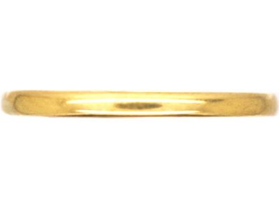 Victorian 18ct Gold Wedding Ring Assayed in 1869