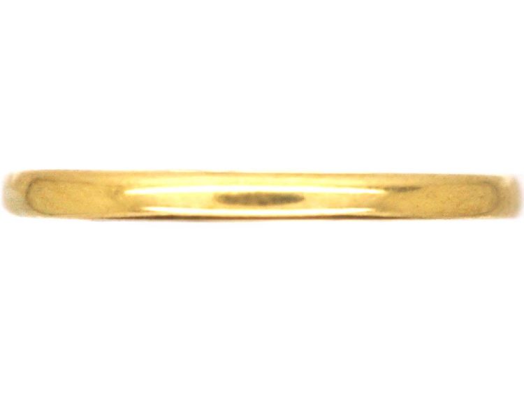 Victorian 18ct Gold Wedding Ring Assayed in 1869