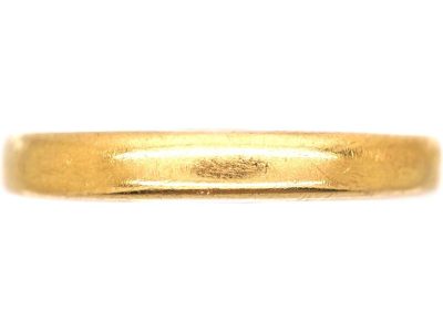 22ct Gold Wedding Ring Assayed in 1923