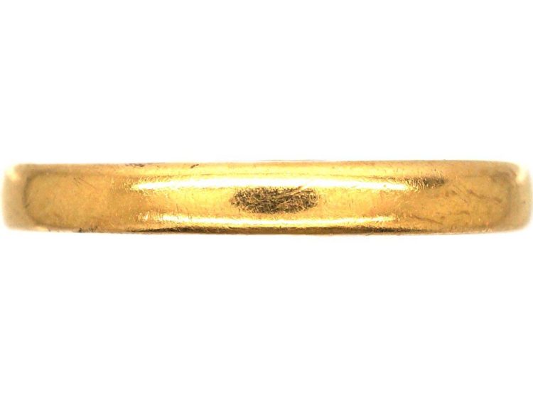 22ct Gold Wedding Ring Assayed in 1955