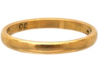22ct Gold Wedding Ring Assayed in 1955