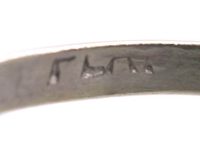 Early 20th Century Platinum Three Stone Diamond Ring