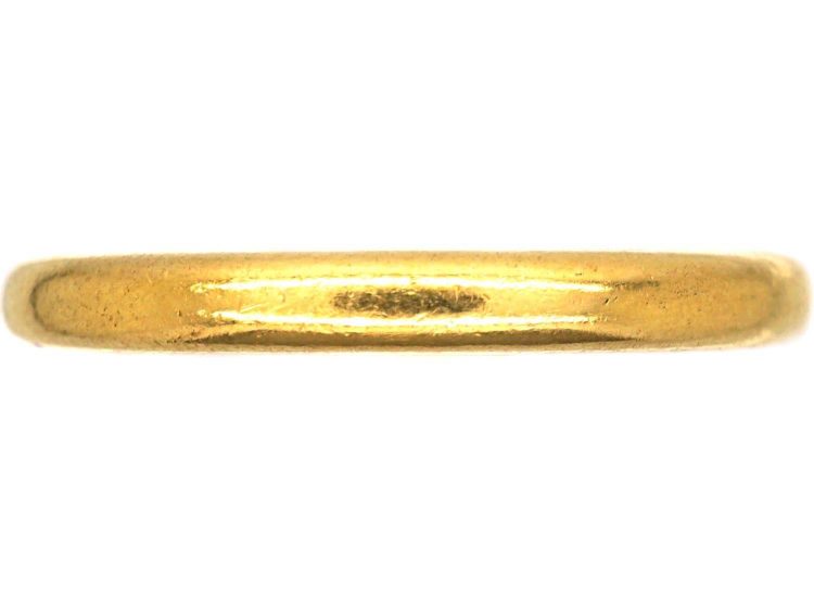 22ct Gold Wedding Ring Assayed in 1968