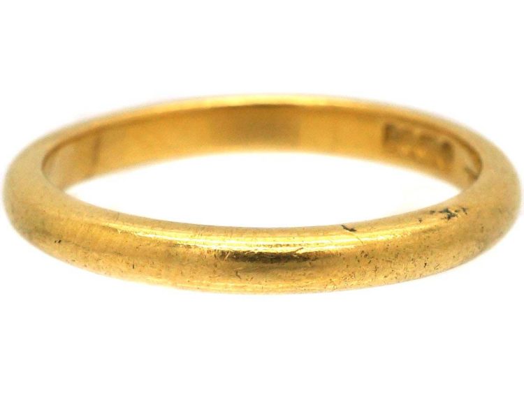22ct Gold Wedding Ring Assayed in 1968