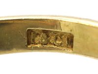 Victorian 18ct Gold & Silver Old Mine Cut Diamond Cluster Ring