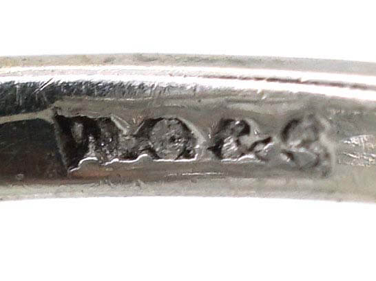 Art Deco Platinum Large Diamond Fancy Marquise Ring