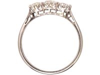 Early 20th Century 18ct White Gold & Platinum, Three Stone Diamond Ring