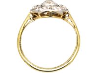 Art Deco 18ct Gold & Platinum Diamond Ring