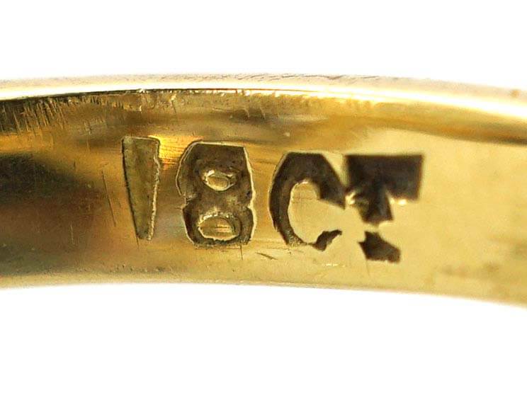 Art Deco 18ct Gold & Platinum Diamond Ring