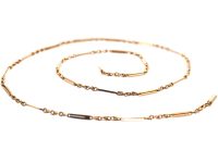 Edwardian 9ct Gold Ornate Chain