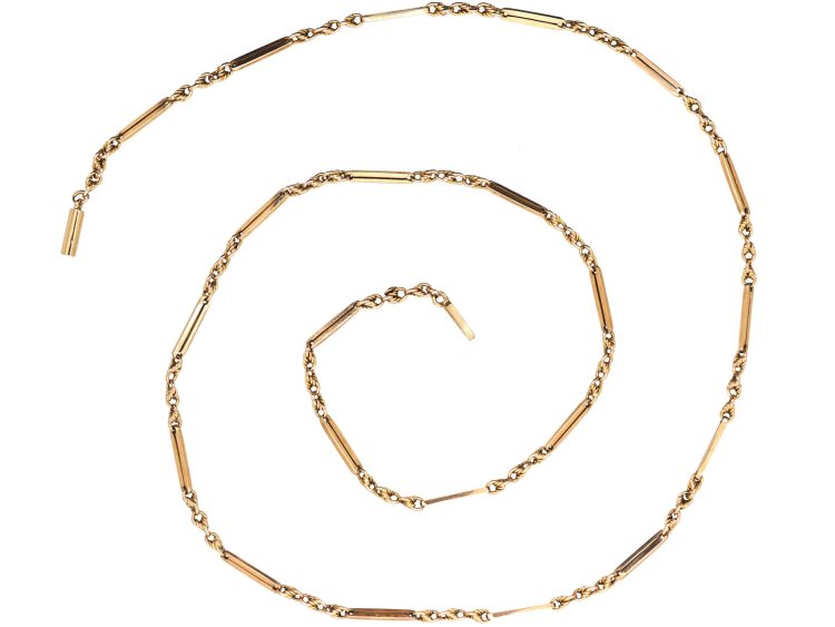 Edwardian 9ct Gold Ornate Chain