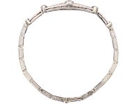 Art Deco 18ct White Gold Diamond Bracelet