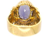 18ct Gold Ring set with an Iolite by Alan Martin Gard