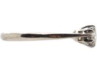 Early 20th Century Platinum, Three Stone Diamond Ring