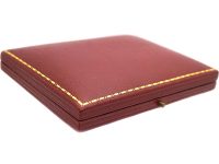 Mid 20th Century 9ct Gold & Mother of Pearl Dress Set in Original Case Retailed by Garrard & Co