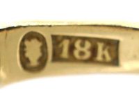 Swedish 19th Century Gold & Silver Rose Diamond Ring