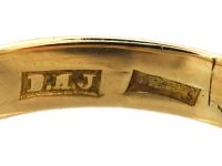 Edwardian 18ct Gold Ring set with an Opal & Two Diamonds