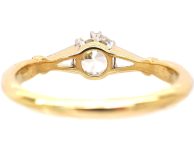 Early 20th Century 18ct Gold & Platinum, Diamond Solitaire Ring