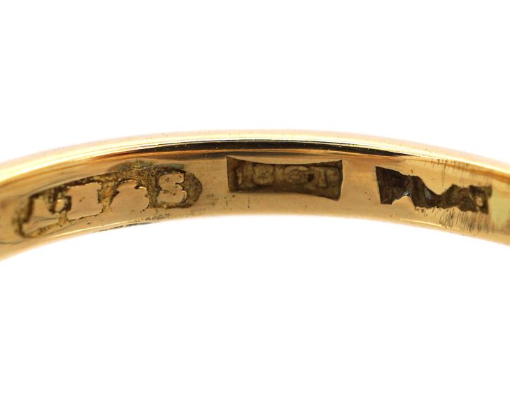 Early 20th Century 18ct Gold & Platinum, Diamond Solitaire Ring