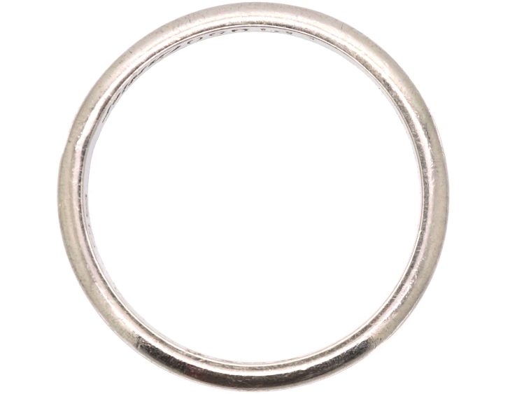 Platinum Wedding Ring by Cartier