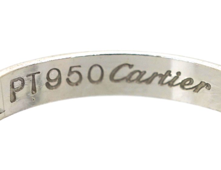 Platinum Wedding Ring by Cartier