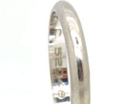 Platinum Wedding Ring by Cartier