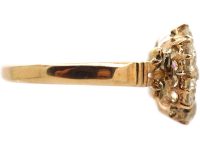 Edwardian 18ct Gold Diamond Cluster Ring