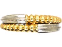 Vintage 18ct Two Colour Gold Ring by Cartier