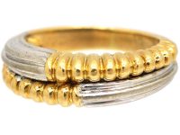 Vintage 18ct Two Colour Gold Ring by Cartier