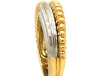 Vintage 18ct Two Colour Gold Ring by Cartier